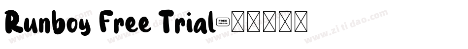 Runboy Free Trial字体转换